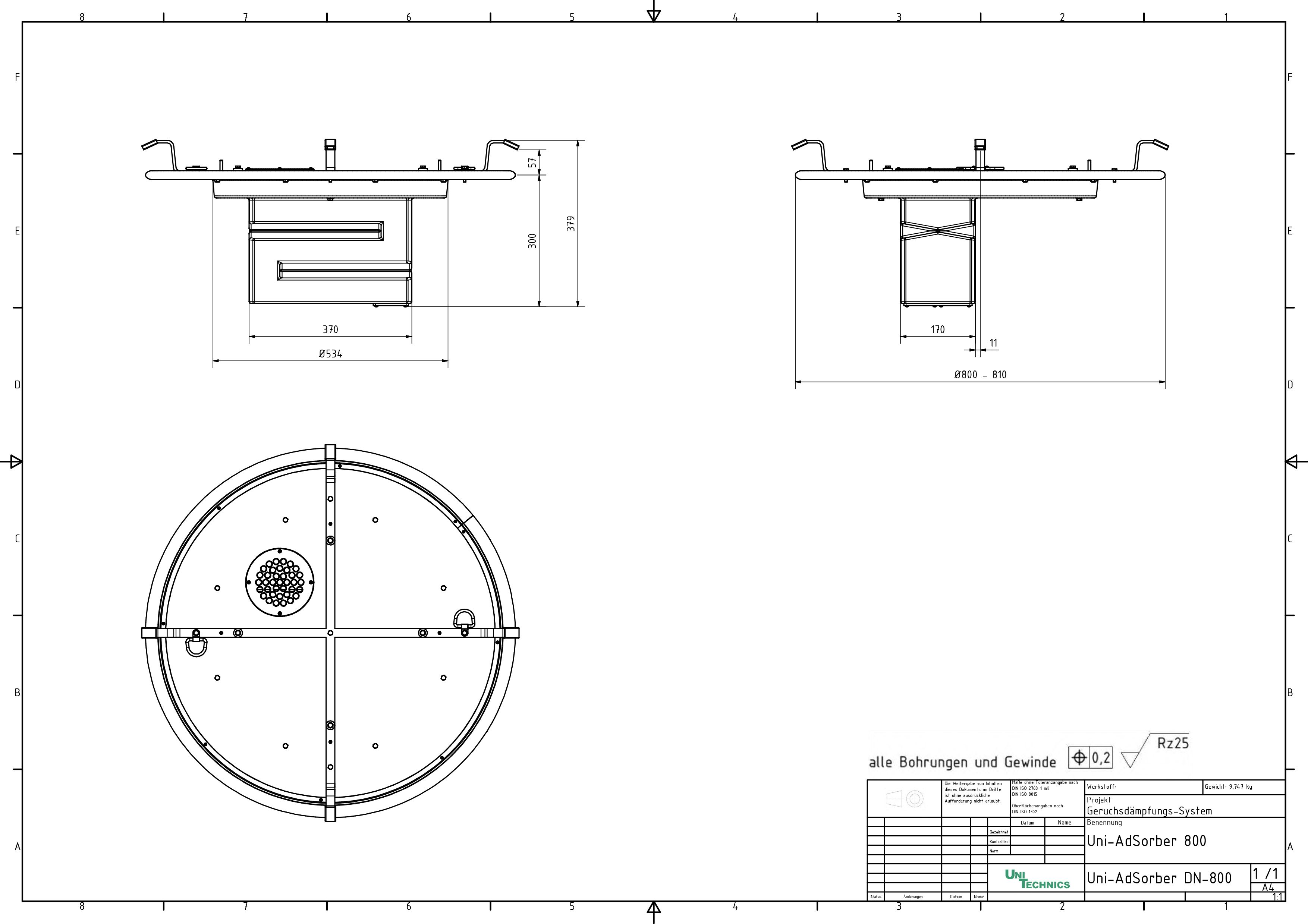 UNITECHNICS_Uni-Adsorber_DN800Konstruktionszeichnung 