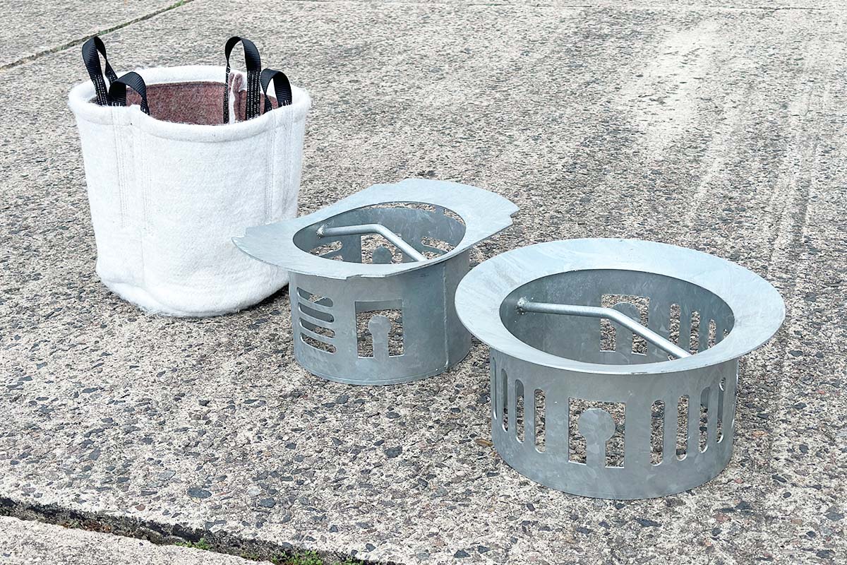 Uni-Catch: Filtersystem für Straßenabläufe zur Behandlung von Niederschlagswasser 500 x 500 mm / kurz 300 mm